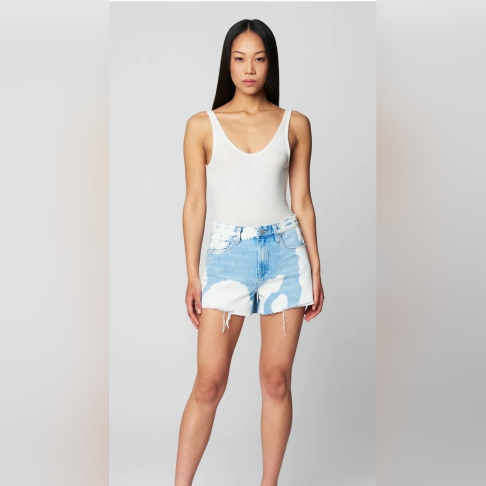 BlankNYC Jean Shorts Bleach Tie Dye Women’s Size 30 High Rise Barrow Vintage